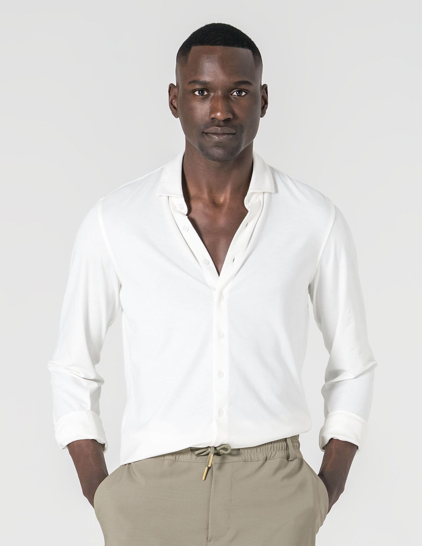 CAMISA DE MALHA BRANCA