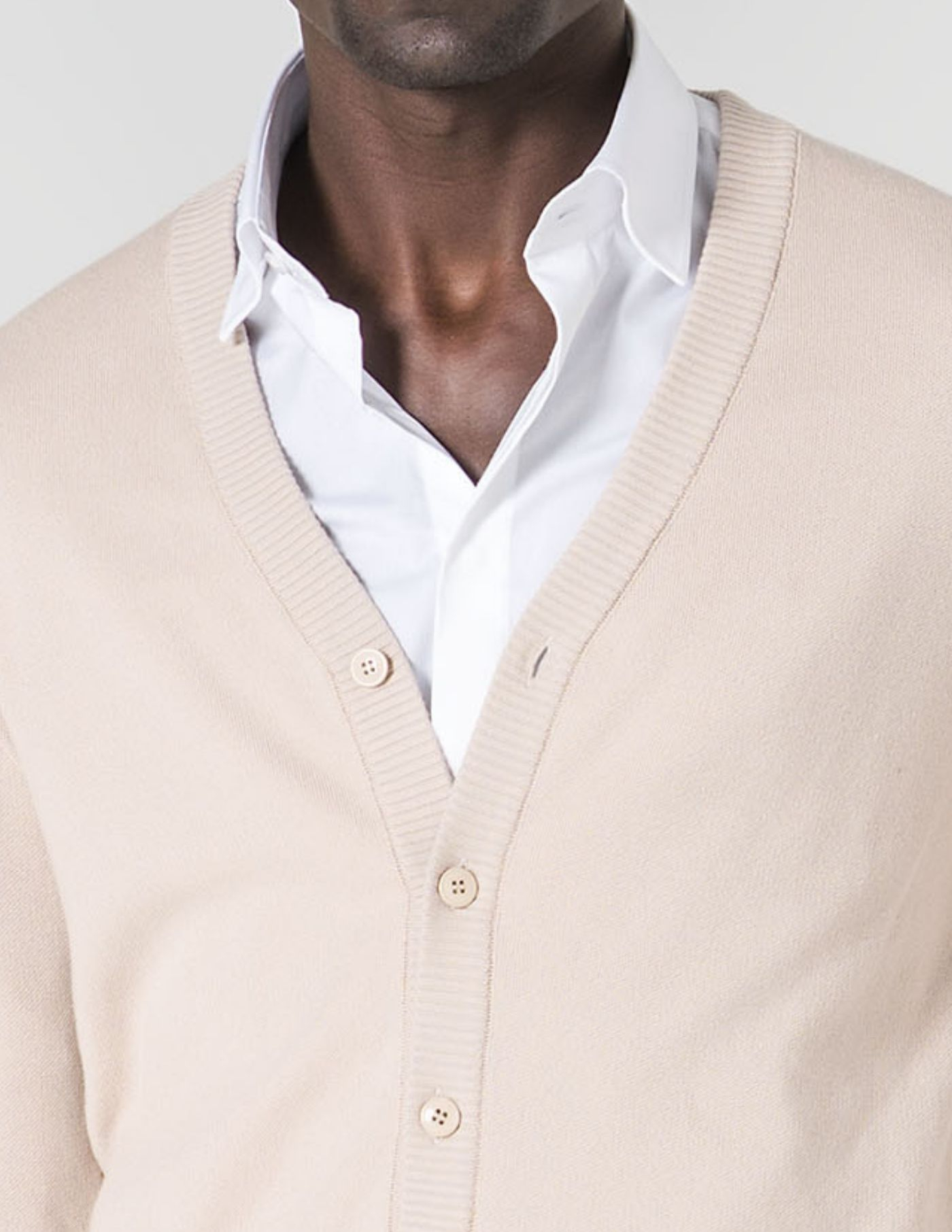 CARDIGAN DE BOTÕES CREME