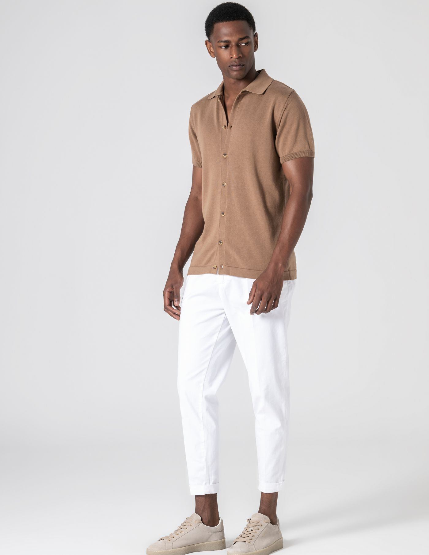 POLO CAMISEIRO CASTANHO