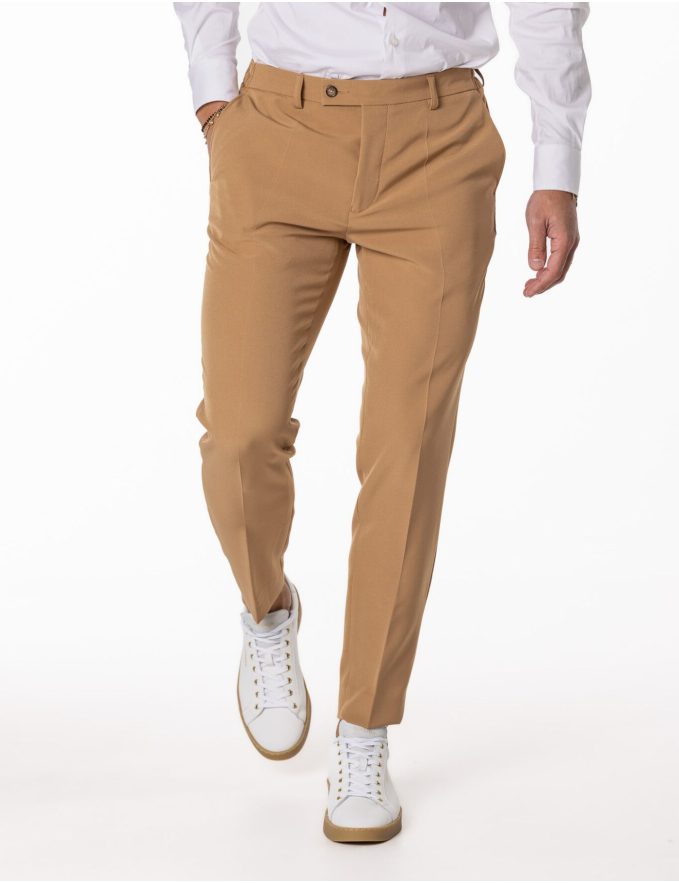CALÇA DE ALFAIATARIA CAMEL