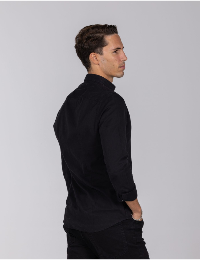 CAMISA DE SARJA PRETA