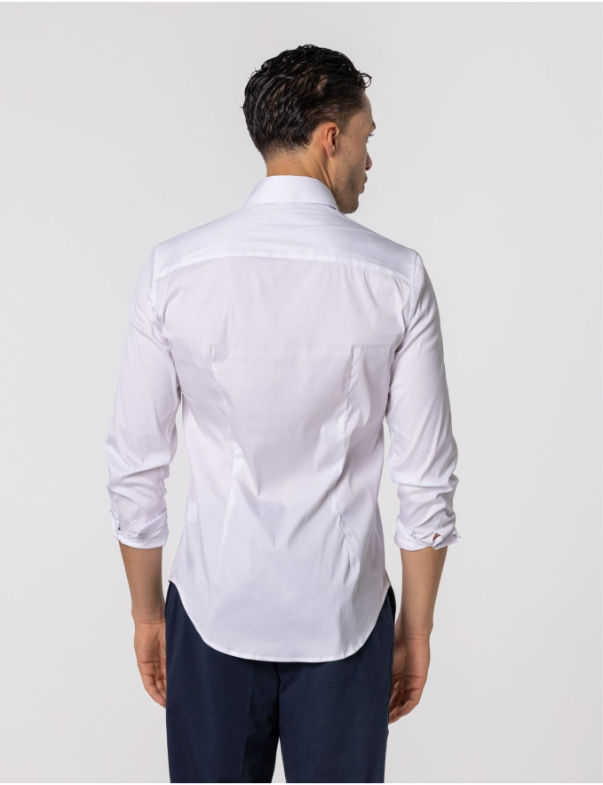 CAMISA SLIM FIT SOFT TOUCH BRANCO