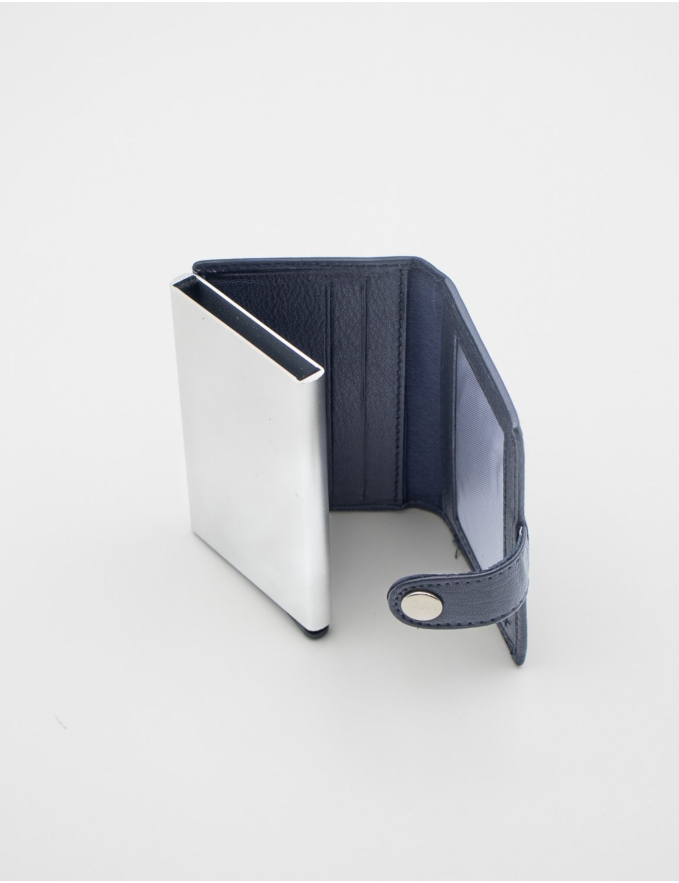 PORTA-CARTÕES E NOTAS AZUL