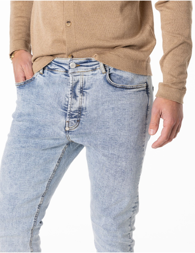 CALÇA DE GANGA SLIM FIT FADE OUT