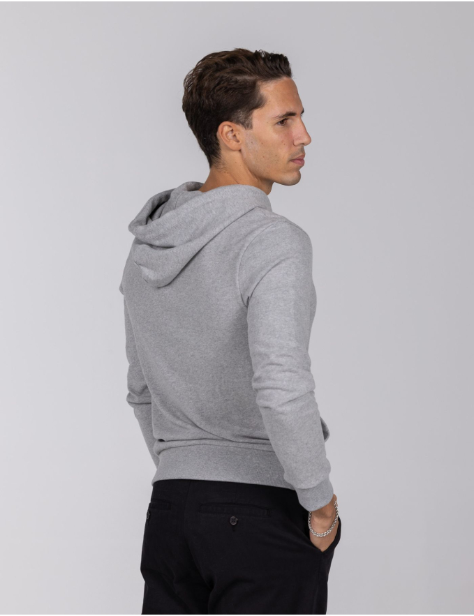 SWEAT CINZA MESCLA ALGODÃO ESMERIL CARBONO