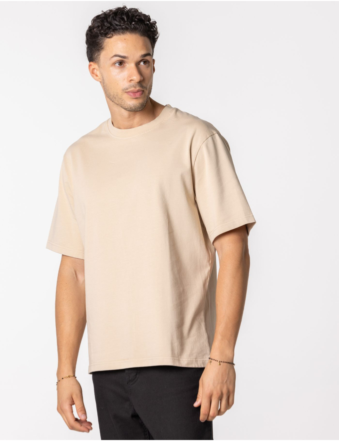 T-SHIRT OVERSIZE BEGE