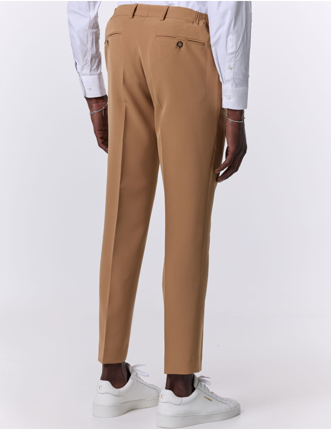 CALÇA DE ALFAIATARIA CAMEL