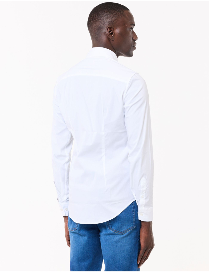 CAMISA SLIM FIT SOFT TOUCH BRANCO