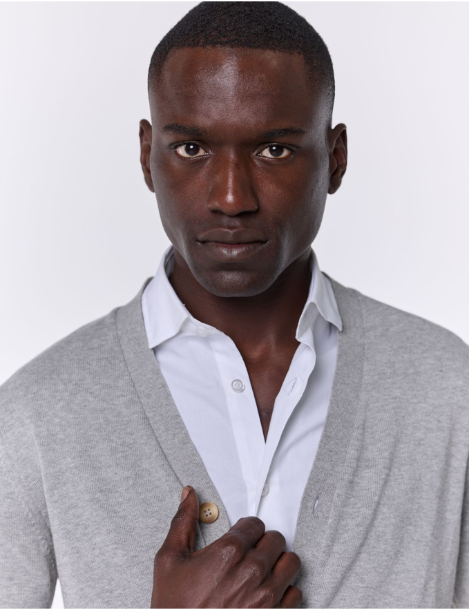 CARDIGAN DE MALHA CINZA
