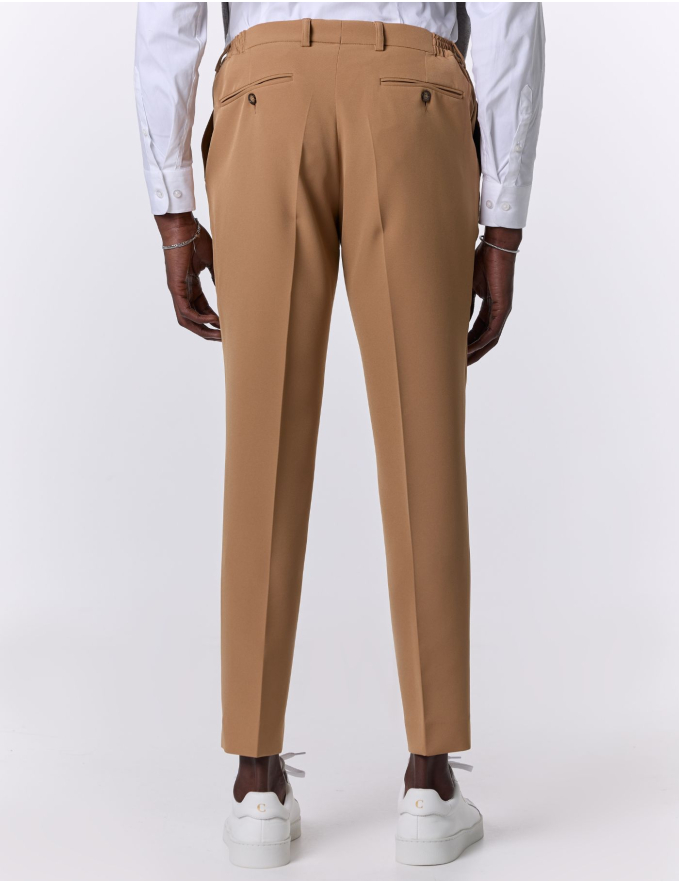 CALÇA DE ALFAIATARIA CAMEL