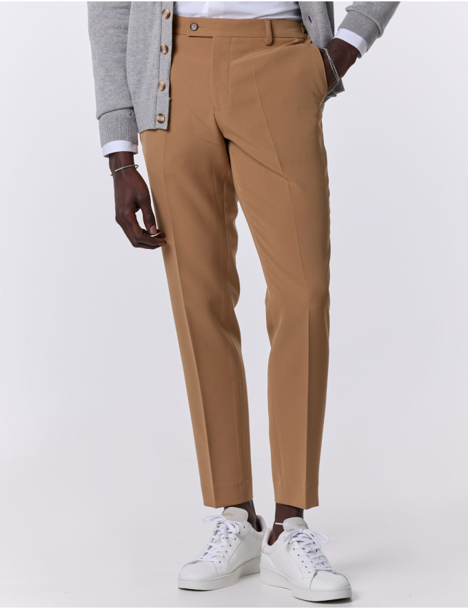 CALÇA DE ALFAIATARIA CAMEL