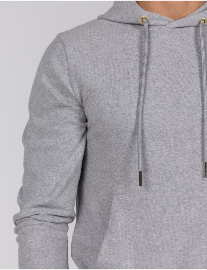 SWEAT CINZA MESCLA ALGODÃO ESMERIL CARBONO