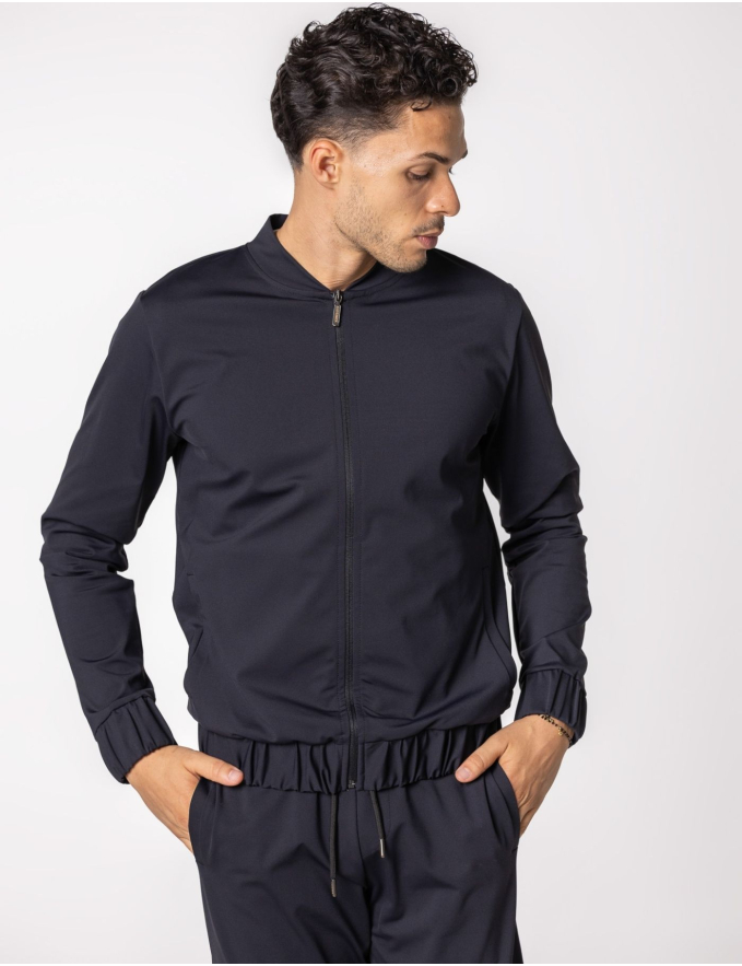 CASACO DE NYLON PRETO