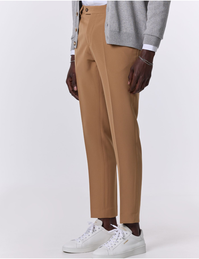 CALÇA DE ALFAIATARIA CAMEL