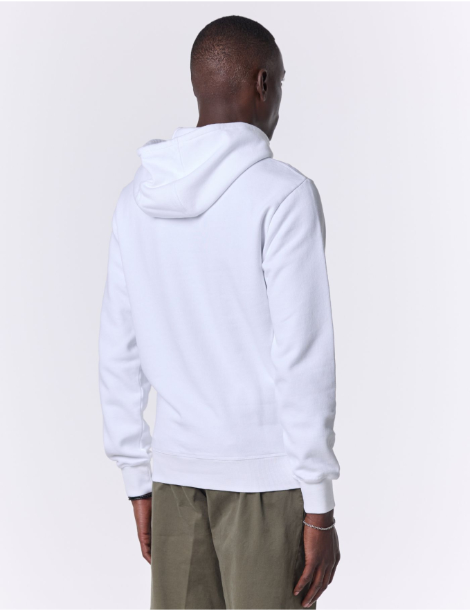 HOODIE DE ALGODÃO BRANCO