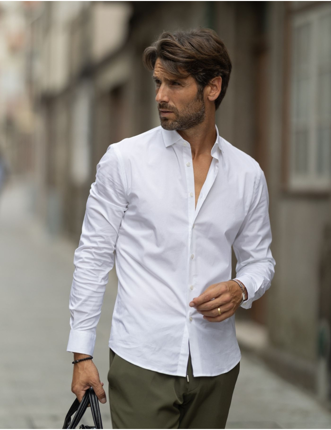 CAMISA STRETCH BRANCA