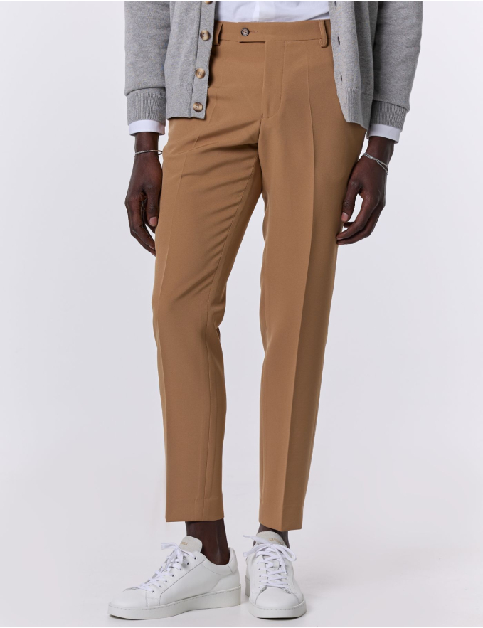 CALÇA DE ALFAIATARIA CAMEL