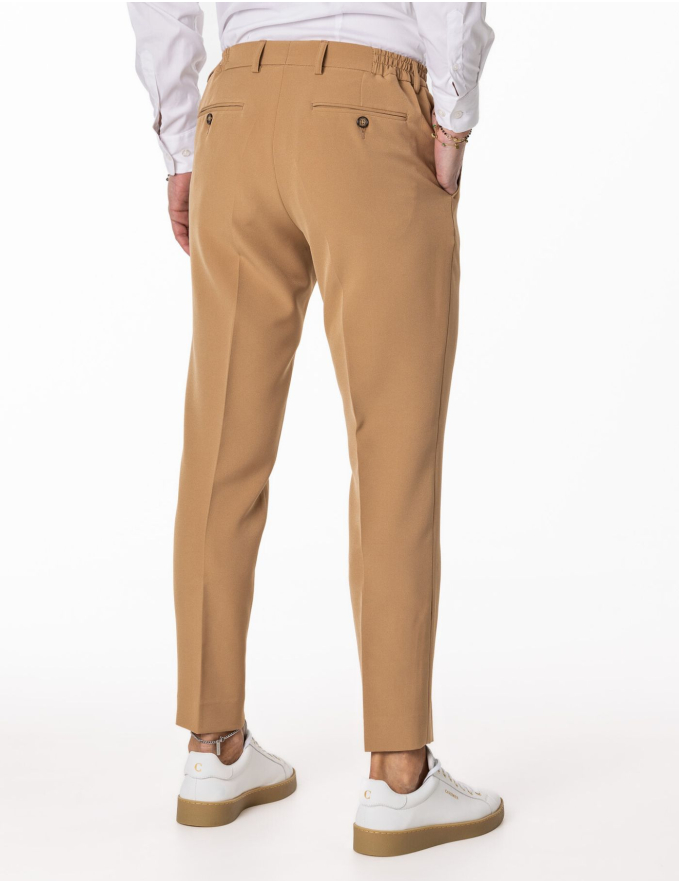 CALÇA DE ALFAIATARIA CAMEL