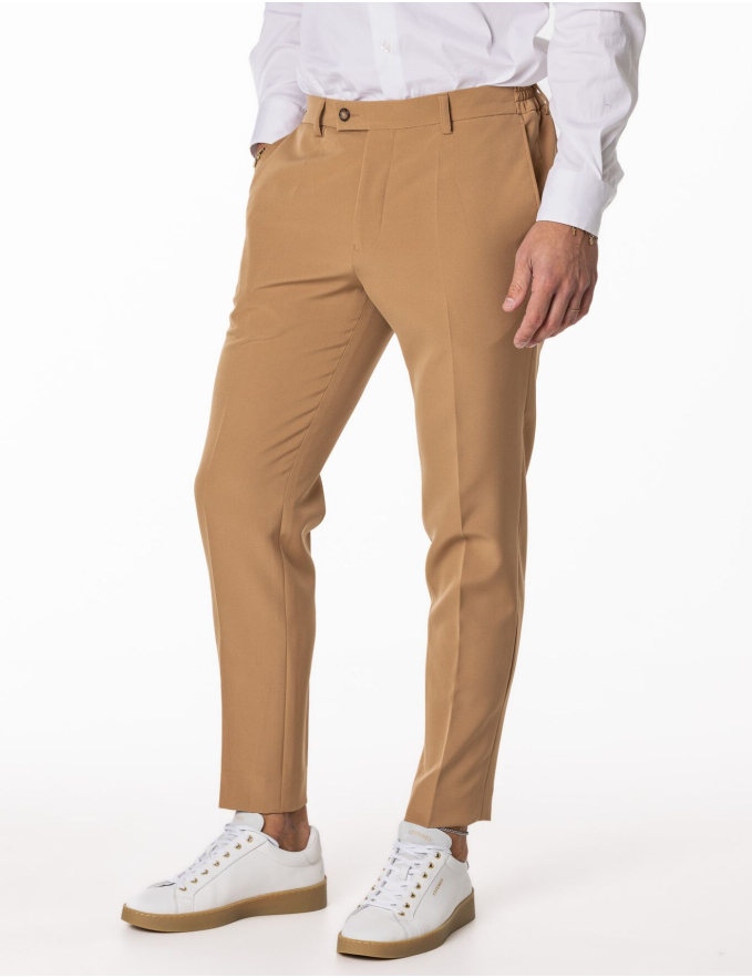 CALÇA DE ALFAIATARIA CAMEL