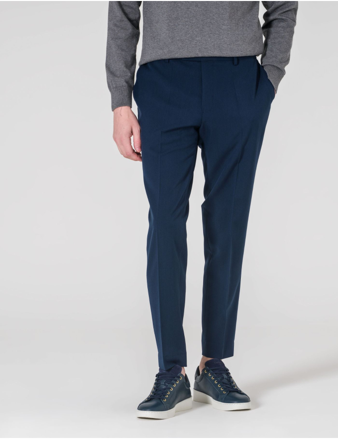 CALÇA DE ALFAIATARIA AZUL MARINHO