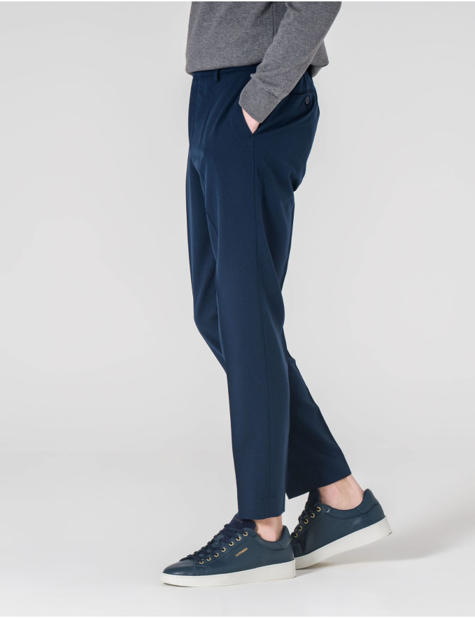 CALÇA DE ALFAIATARIA AZUL MARINHO