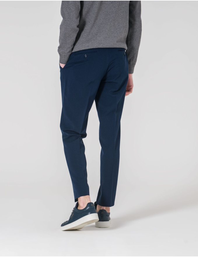CALÇA DE ALFAIATARIA AZUL MARINHO