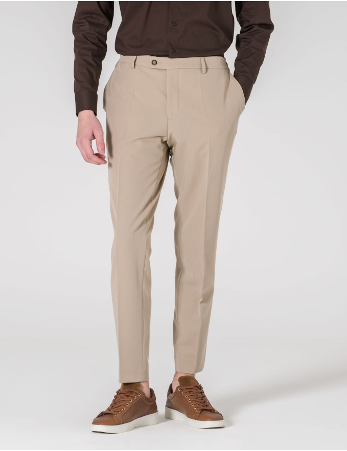 CALÇA DE ALFAIATARIA BEGE