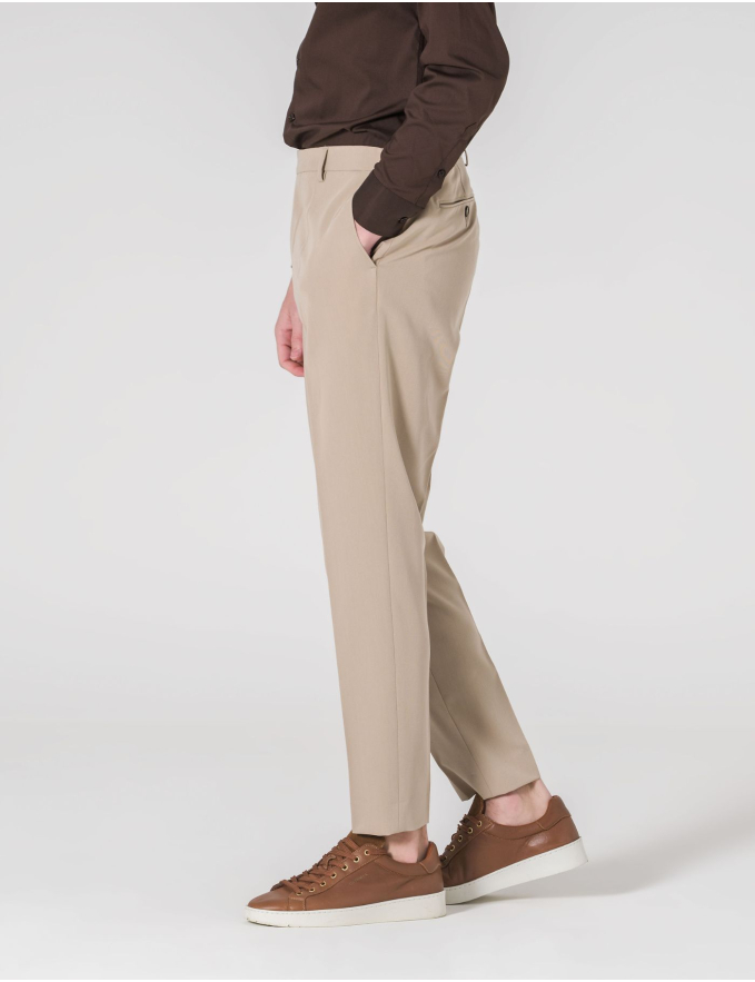 CALÇA DE ALFAIATARIA BEGE