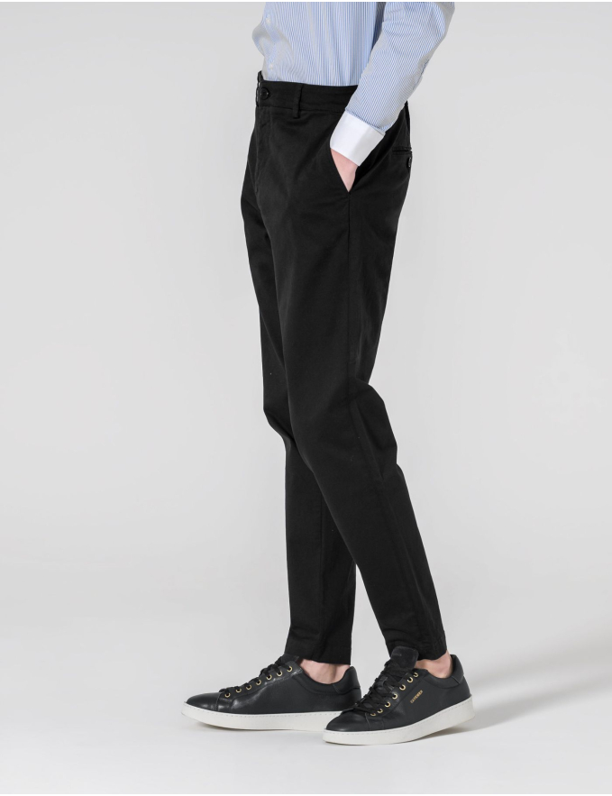CALÇA CHINO SLIM FIT PRETO