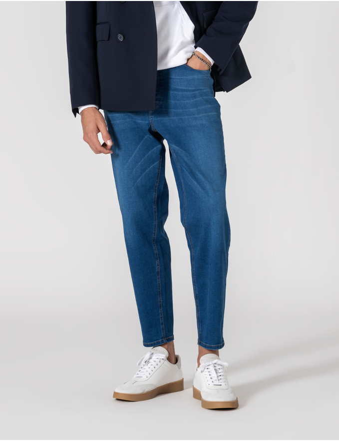 CALÇA DE GANGA STRAIGHT FIT MID