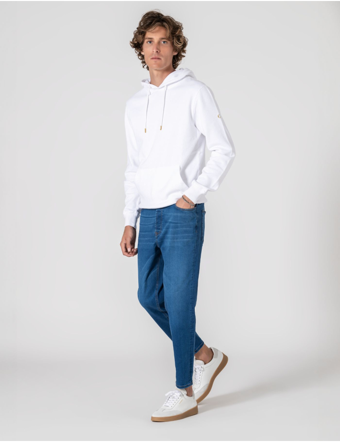 CALÇA DE GANGA STRAIGHT FIT MID