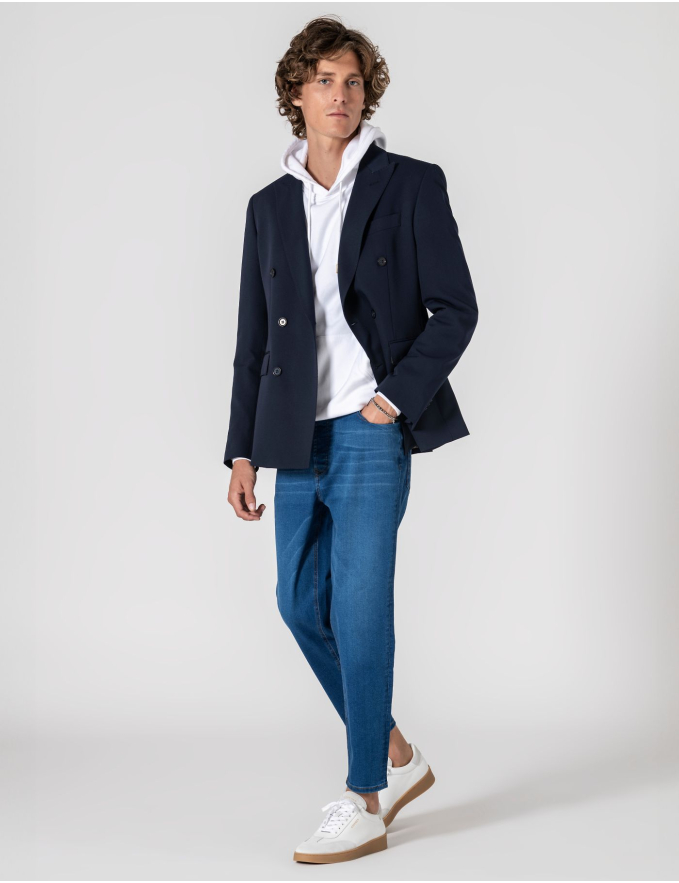 CALÇA DE GANGA STRAIGHT FIT MID