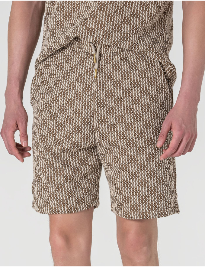 CALÇÕES CROCHET BEGE E CASTANHO