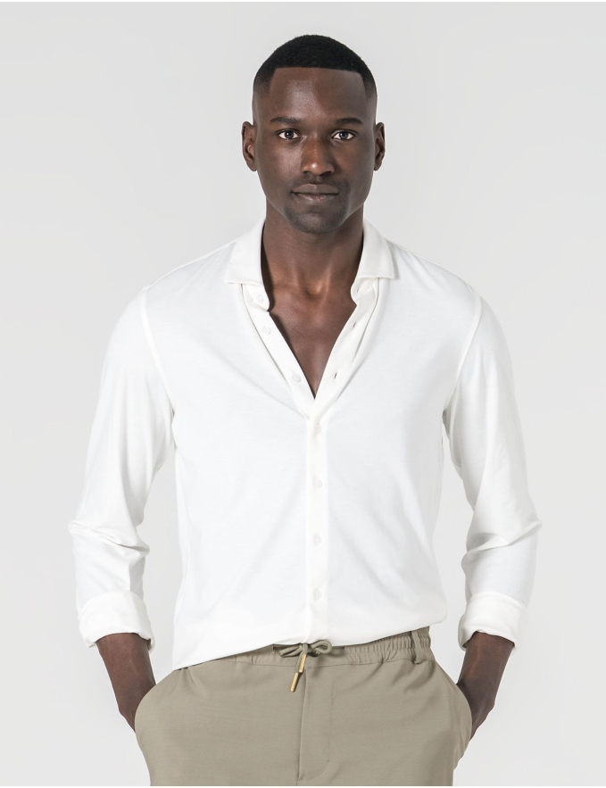 CAMISA DE MALHA BRANCA