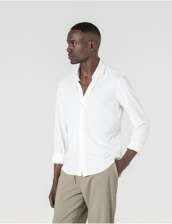 CAMISA DE MALHA BRANCA