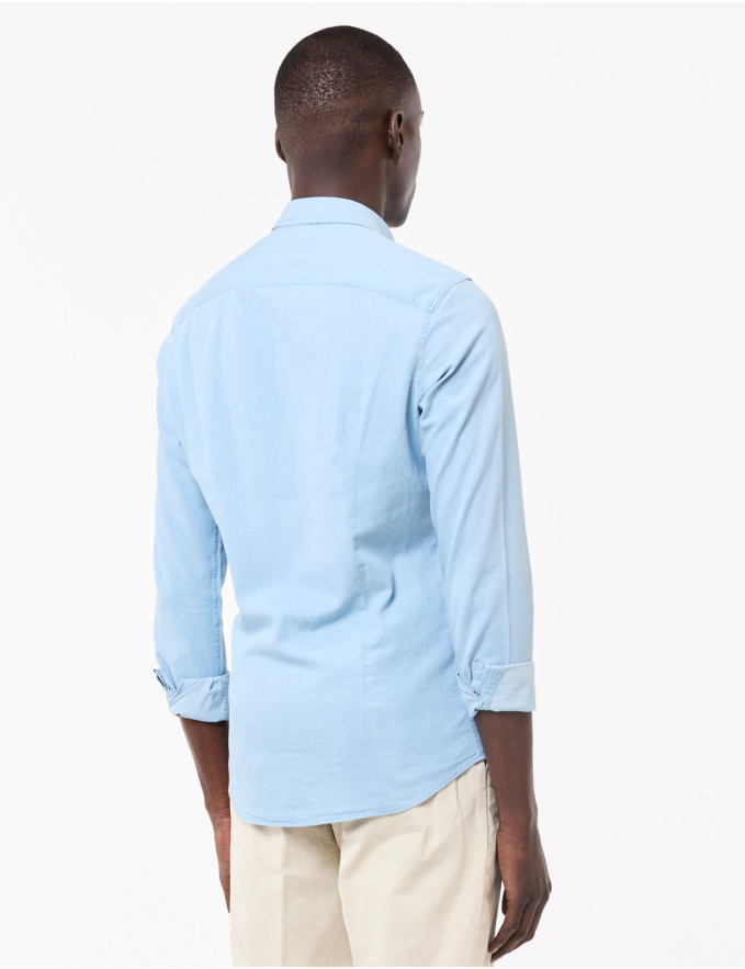 CAMISA DE GANGA COM BOLSOS 