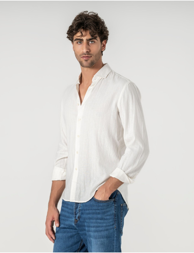 CAMISA DE LINHO BRANCA