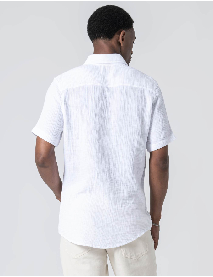 CAMISA MUSSELINA BRANCA