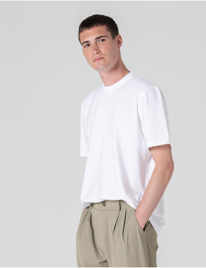  T-SHIRT OVERSIZE STRETCH BRANCA