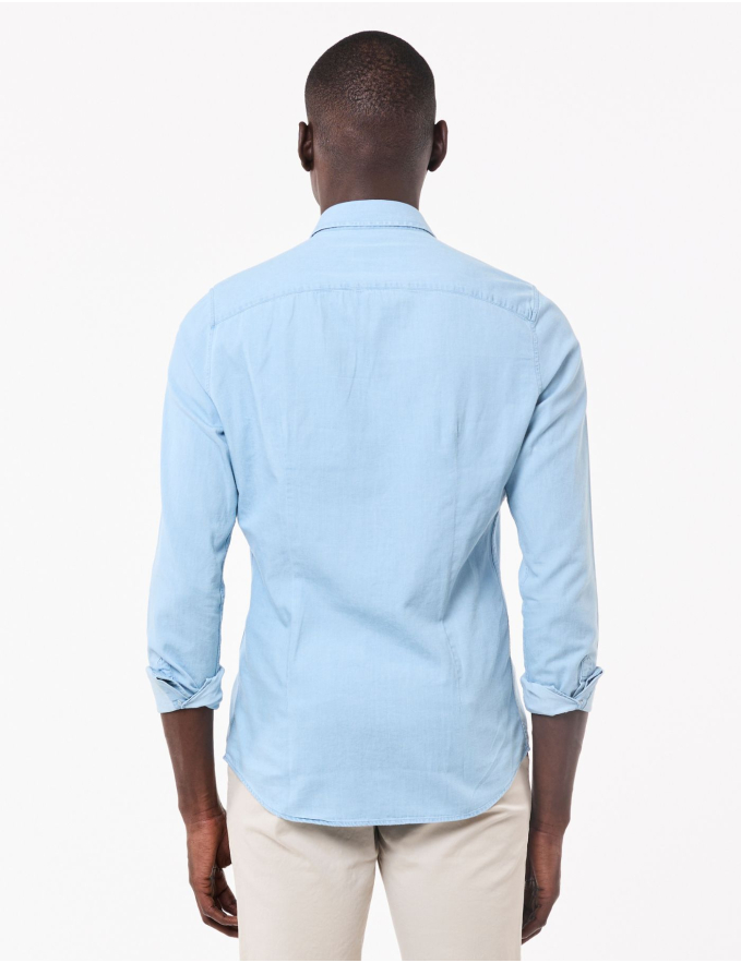 CAMISA DE GANGA CLARA