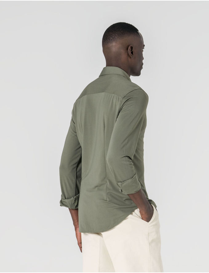 CAMISA DE MALHA VERDE