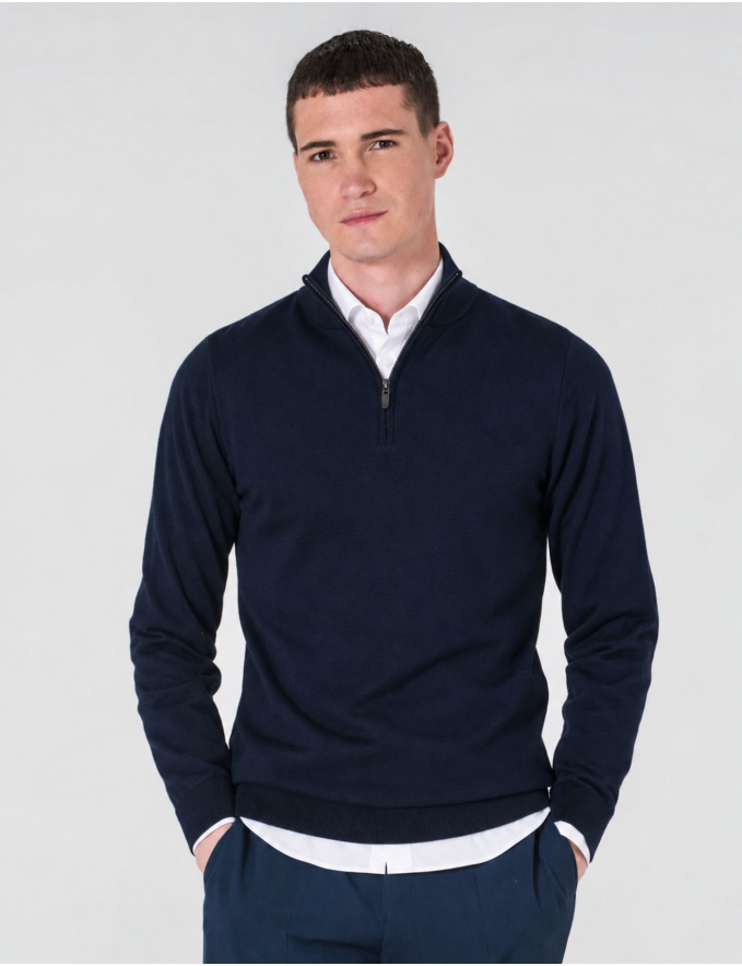 CAMISOLA COM FECHO AZUL