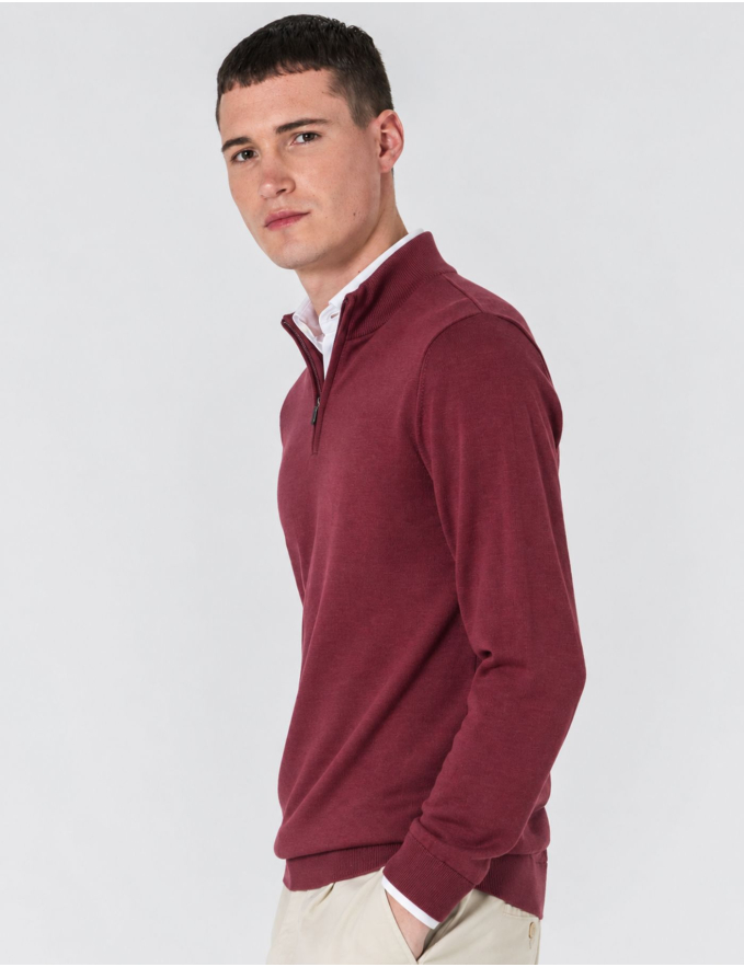 CAMISOLA COM FECHO BORDEAUX