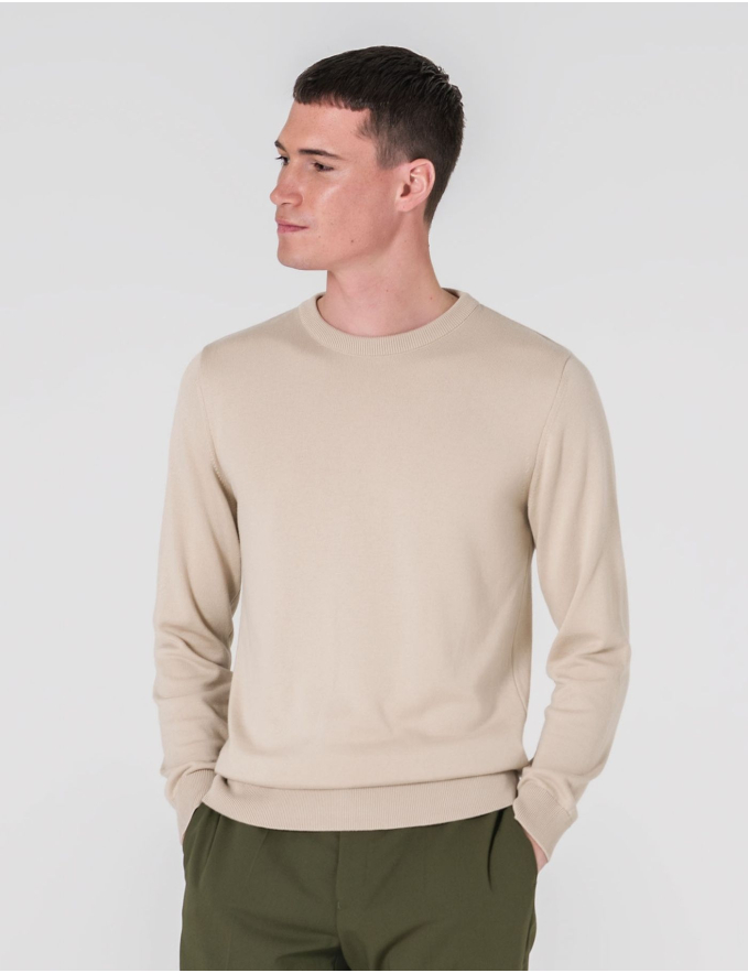  CAMISOLA DECOTE REDONDO CREME
