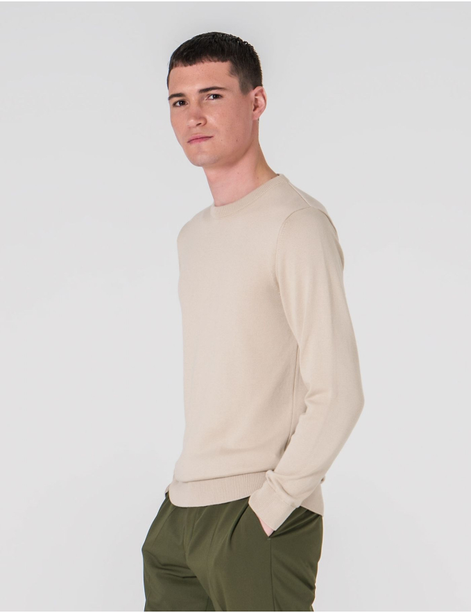  CAMISOLA DECOTE REDONDO CREME