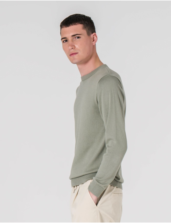 CAMISOLA DECOTE REDONDO VERDE