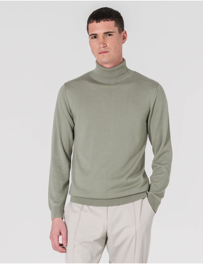 CAMISOLA GOLA ALTA VERDE