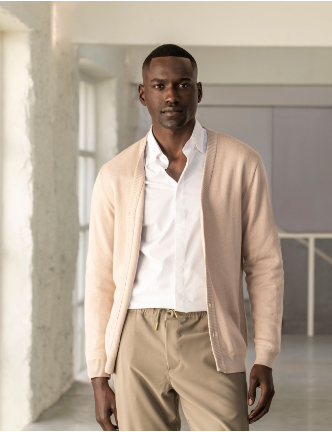 CARDIGAN DE BOTÕES CREME
