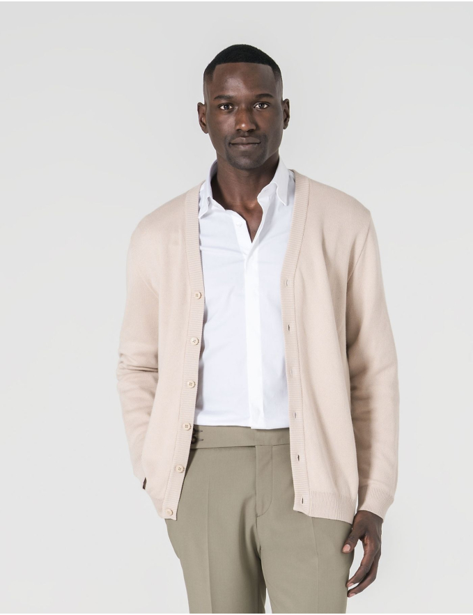 CARDIGAN DE BOTÕES CREME