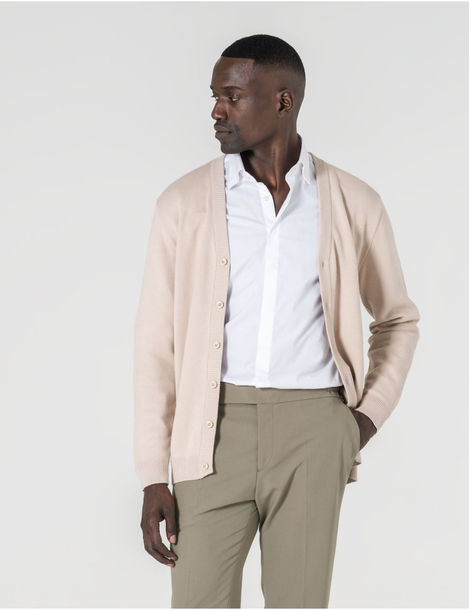 CARDIGAN DE BOTÕES CREME